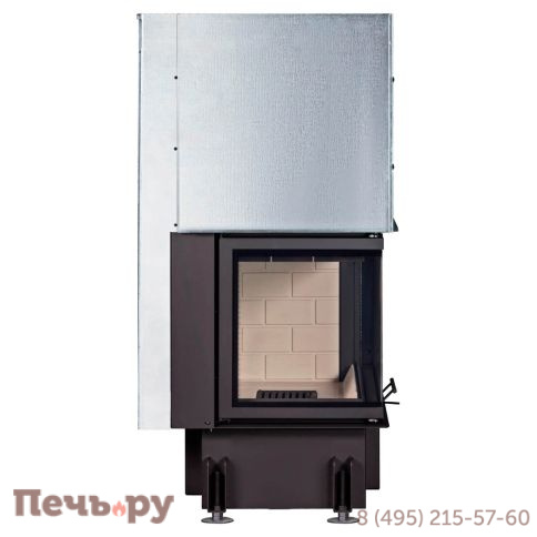 Каминная топка ЭкоКамин Дельта 800 два стекла принтинг фото 9