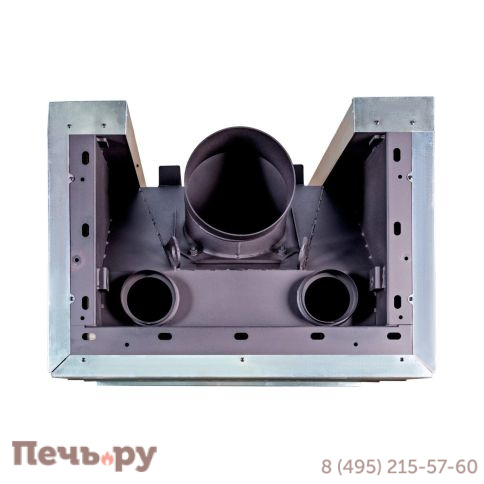 Каминная топка ЭкоКамин Дельта 800 P три стекла принтинг подовое горение фото 13