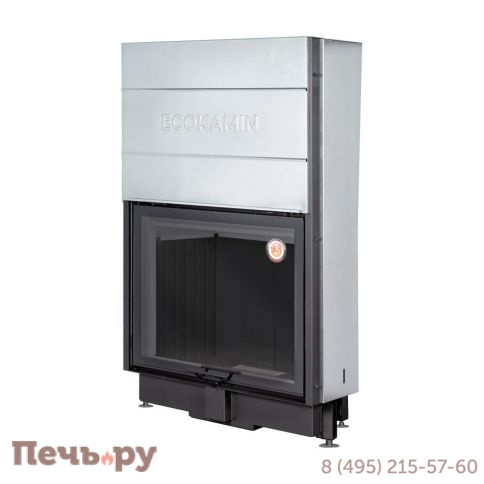 Каминная топка ЭкоКамин Вега 1000 МB черный шамот принтинг фото 4