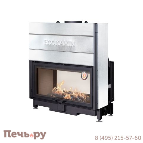 Каминная топка ЭкоКамин Вега 1000 T туннельная фото