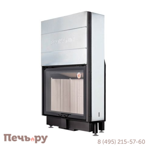 Каминная топка ЭкоКамин Вега 1000МP принтинг с подовым горением фото