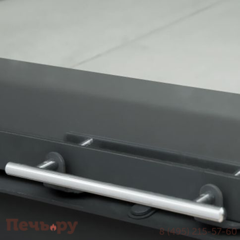 Каминная топка ЭкоКамин Вега 1200 B принтинг черный шамот фото 8