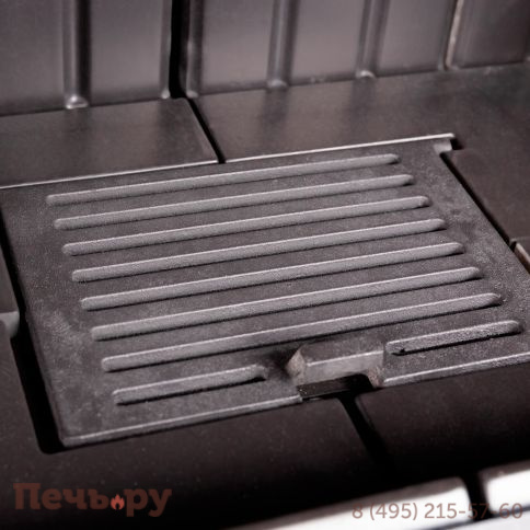 Каминная топка ЭкоКамин Вега 800 B принтинг черный шамот фото 10