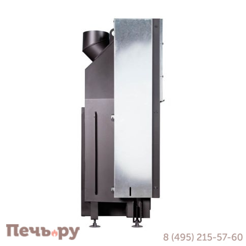 Каминная топка ЭкоКамин Вега 800 B принтинг черный шамот фото 6