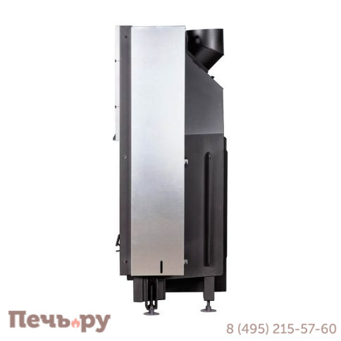 Каминная топка ЭкоКамин Вега 800 B принтинг черный шамот фото 7