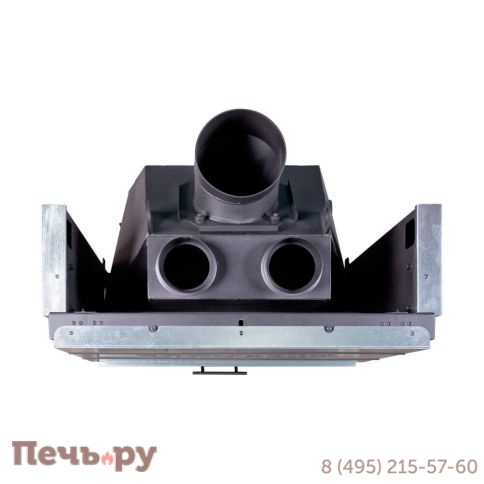 Каминная топка ЭкоКамин Вега 800 B принтинг черный шамот фото 9