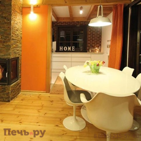 Каминная топка Kratki Amelia/L (стекло слева) фото 4