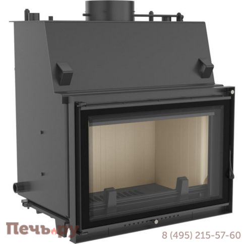 Каминная топка Kratki Amelia/PW/24/W/Deco, змеевик фото 3