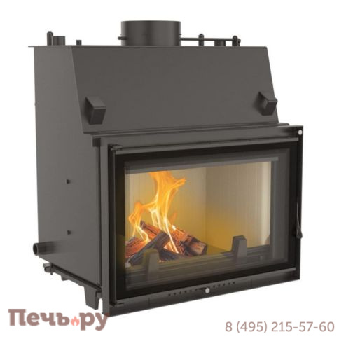 Каминная топка Kratki Amelia/PW/24/W/Deco, змеевик фото