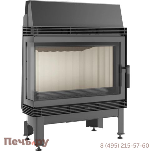 Каминная топка Kratki Blanka 670/570/L/BS (угловое стекло слева) фото 5