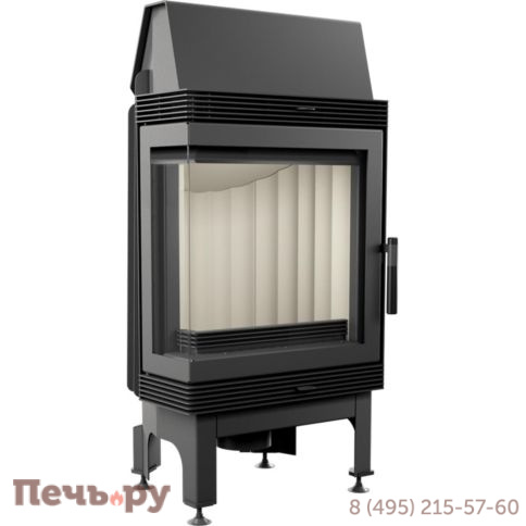 Каминная топка Kratki Blanka/L/BS (угловое стекло слева) фото 3