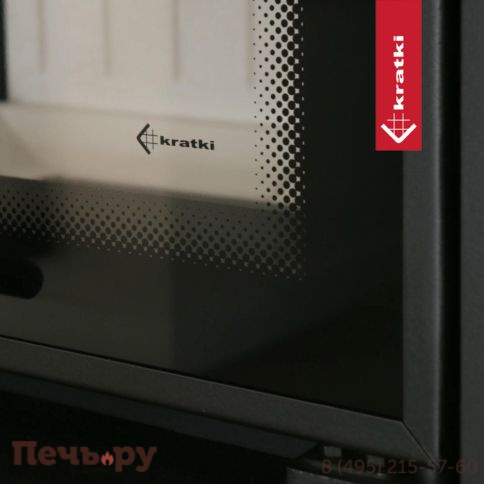 Каминная топка Kratki Lucy/PW/12/W двойное стекло, с водяным контуром фото 7