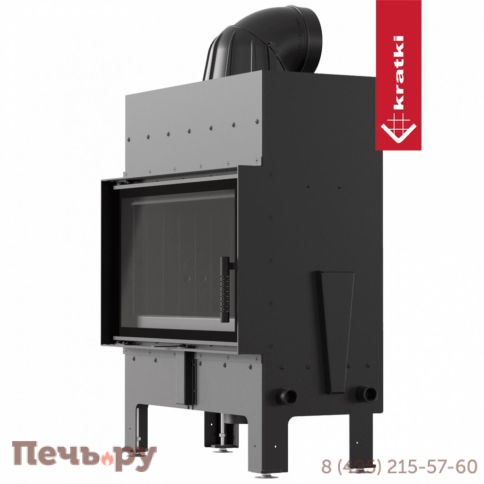 Каминная топка Kratki Pro Floki/M с доводчиком фото 3