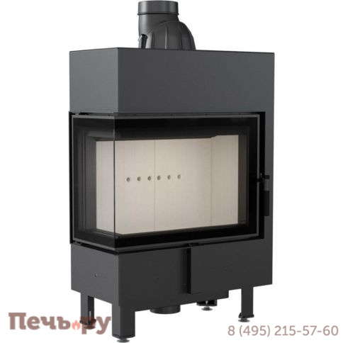 Каминная топка Kratki Pro Lucy/12/slim/L/BS стекло слева фото 6