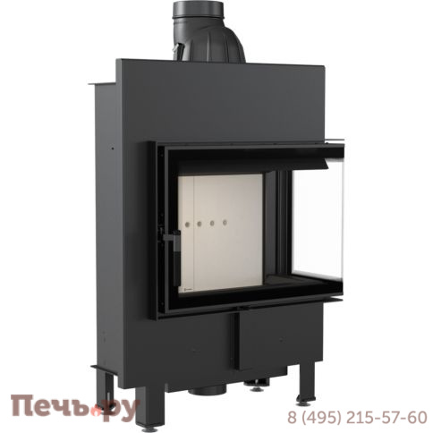 Каминная топка Kratki Pro Lucy/12/slim/P/BS стекло справа фото 5