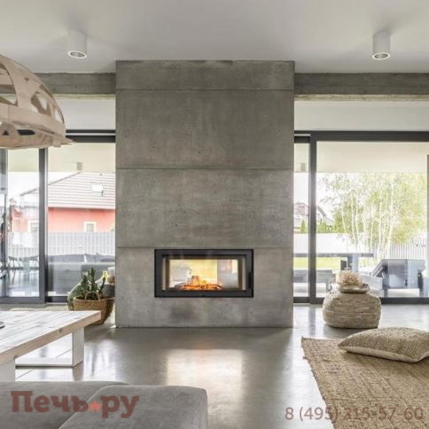 Каминная топка Kratki Pro Lucy 14/T, туннельная фото 3