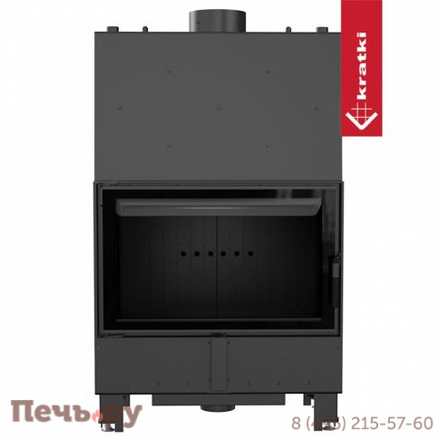 Каминная топка Kratki Pro Lucy/PW/16/W двойное стекло с водяным контуром фото 4