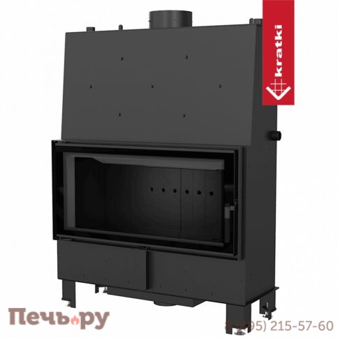 Каминная топка Kratki Pro Lucy/PW/20/W, двойное стекло с водяным контуром фото 6