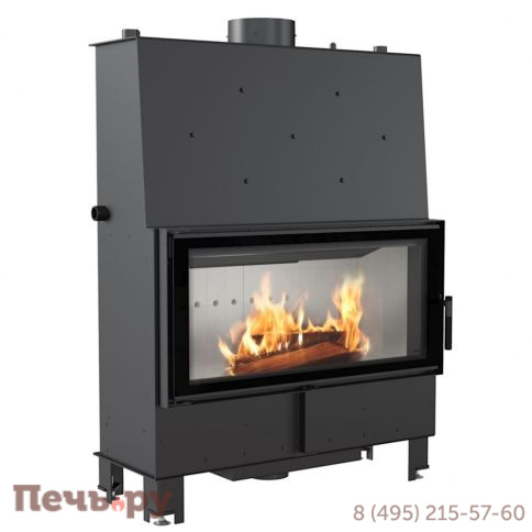 Каминная топка Kratki Pro Lucy/PW/20/W, двойное стекло с водяным контуром фото