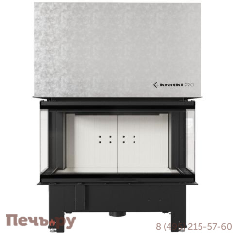 Каминная топка Kratki Pro NBC 15, П-образное стекло (гильотина) фото 5
