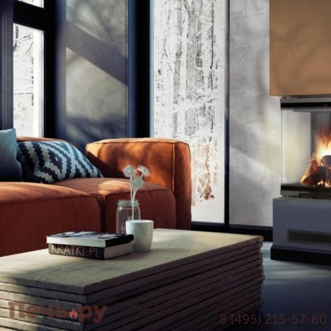 Каминная топка Kratki Pro NBC 8, гильотина фото 3