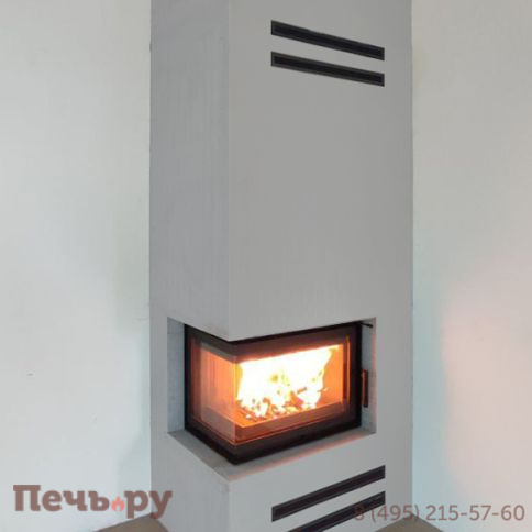 Каминная топка Kratki Simple M/S/BS (угловое стекло) фото 3