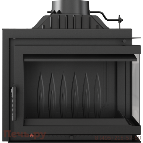 Каминная топка Kratki Simple M/S/BS (угловое стекло) фото 8