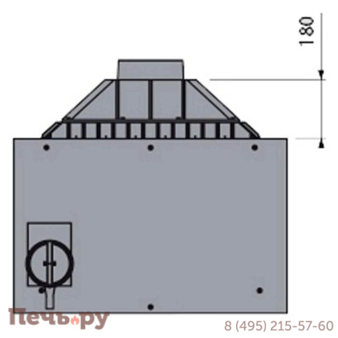 Каминная топка Liseo Castiron LCI 9 GFL фото 4