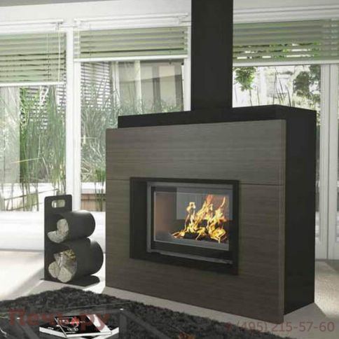 Каминная топка Seguin Visio 8 Black Line гильотина фото 2