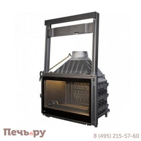 Каминная топка Seguin Visio 8 Black Line гильотина фото 4
