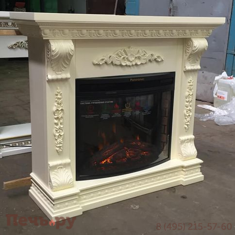 Каминокомплект InterFlame Miletta / Милетта с очагом Panoramic 28 Led FX фото 6