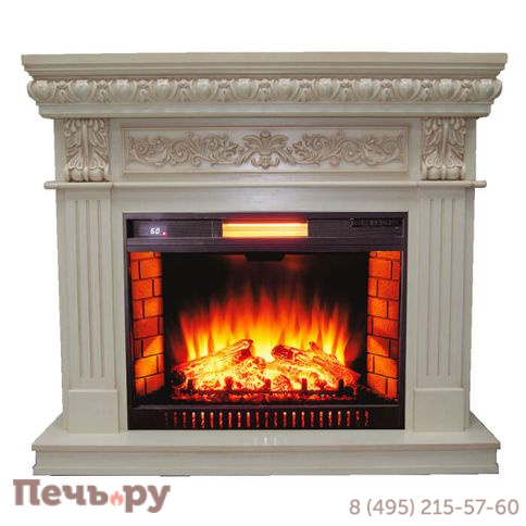 Каминокомплект InterFlame Monferan / Монферран с очагом Antares 31 LED FX QZ фото