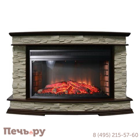 Каминокомплект InterFlame Pamir / Памир  с очагом Panoramic 33W LED FX фото