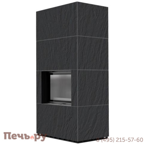 Каминокомплект Kratki Pro Floki в облицовке Naturali Ardesia Nero a Spacco фото 5