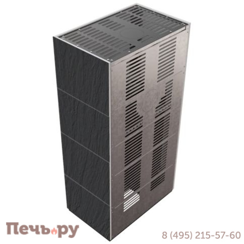 Каминокомплект Kratki Pro Floki в облицовке Naturali Ardesia Nero a Spacco фото 6