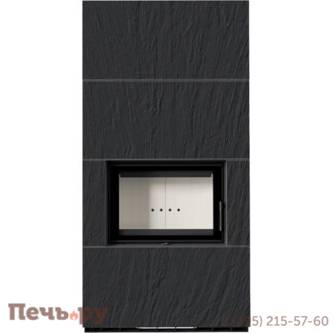 Каминокомплект Kratki Pro Floki в облицовке Naturali Ardesia Nero a Spacco фото