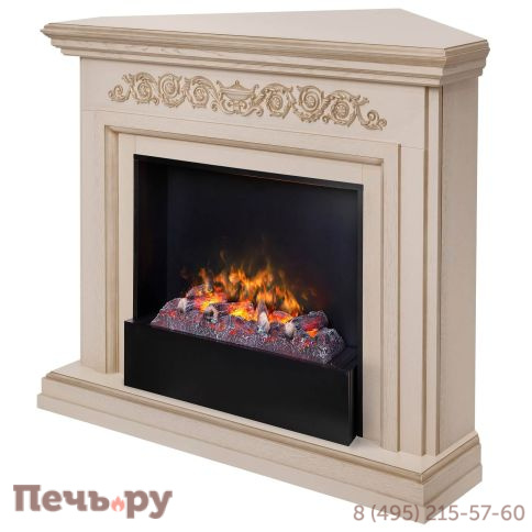 Каминокомплект RealFlame Leticia Corner с 3D Cassette 630 (+ Black вставка) фото 2