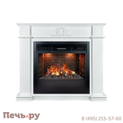 Каминокомплект Royal Flame Modena (Разборный) - Бьянко белый с очагом Design B800RF 3D фото