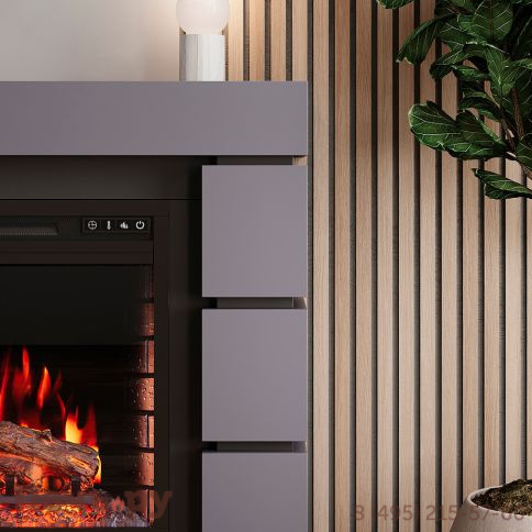 Каминокомплект Royal Flame Modern (Разборный) с очагом Aspen Black фото 4