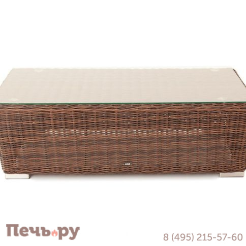 Капучино 4SiS журнальный столик из искусственного ротанга, цвет коричневый фото 2