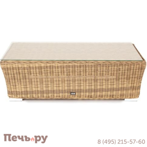 Капучино 4SiS журнальный столик из искусственного ротанга, цвет соломенный фото 8
