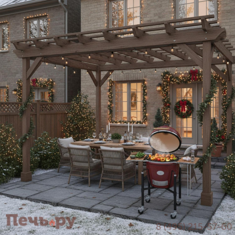 Керамический гриль Monolith Classic Pro serie 2.0 Red с боковыми столиками и подставкой фото 3