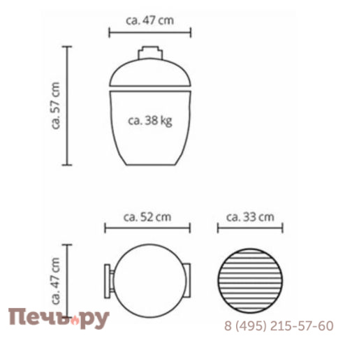 Керамический гриль Monolith Junior фото 12
