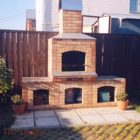 Кирпичная печь барбекю, арт. 246097 фото