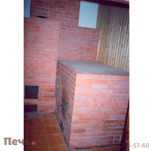 Кирпичная печь с лежанкой, арт. 246746 фото