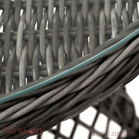 Кофейный комплект 4SiS Алиса из искусственного ротанга, цвет коричневый фото 3