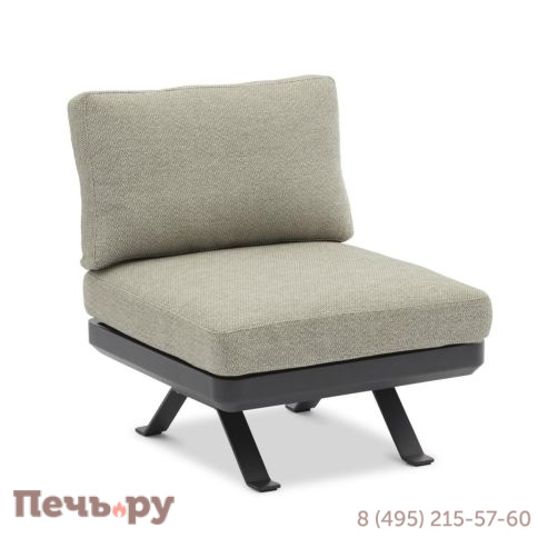 Комплект лаунж мебели Brafritid Lund 1, антрацит/серый, алюминий фото 5