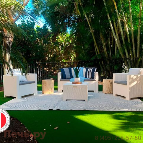 Комплект мебели NEBRASKA SOFA 2 (2х местный диван), белый фото 9