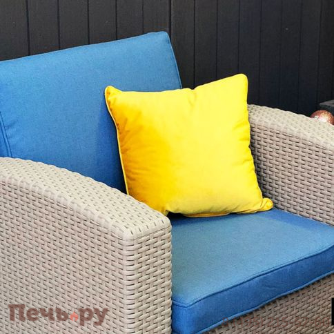 Комплект мебели Gardeck B:Rattan Premium 4, СЕРЫЙ фото 4