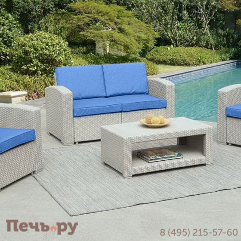 Комплект мебели Gardeck B:Rattan Premium 4, СЕРЫЙ фото